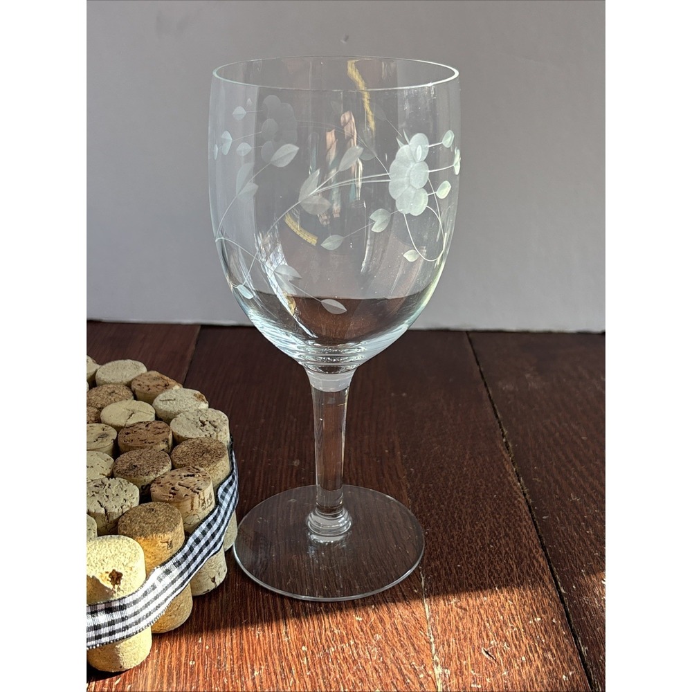 Princess House HERITAGE Water Goblet 10 oz 6 3/4"